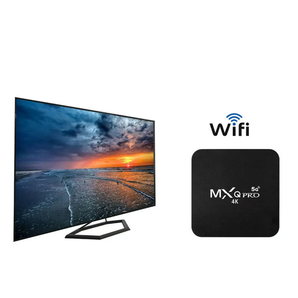 ТВ-Приставка Smart TV 4K HD Android IPTV Европа Бразилия Португалия Поддержка Google Play WLAN Ethernet 2