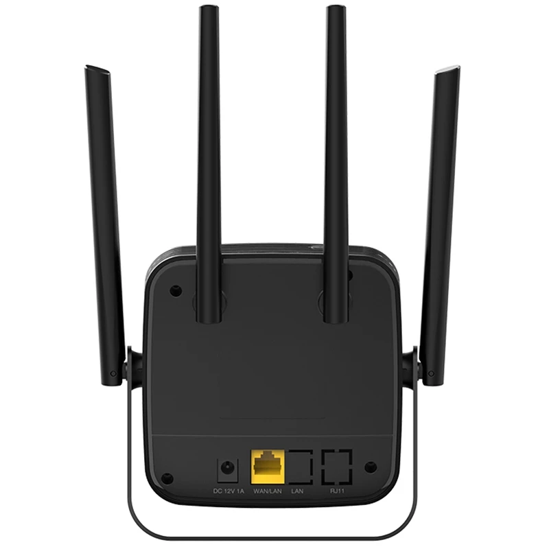 

4G Wireless CPE Router Lan Port Battery 300Mbps High Speed Mobile Wifi Hotspot EU Plug