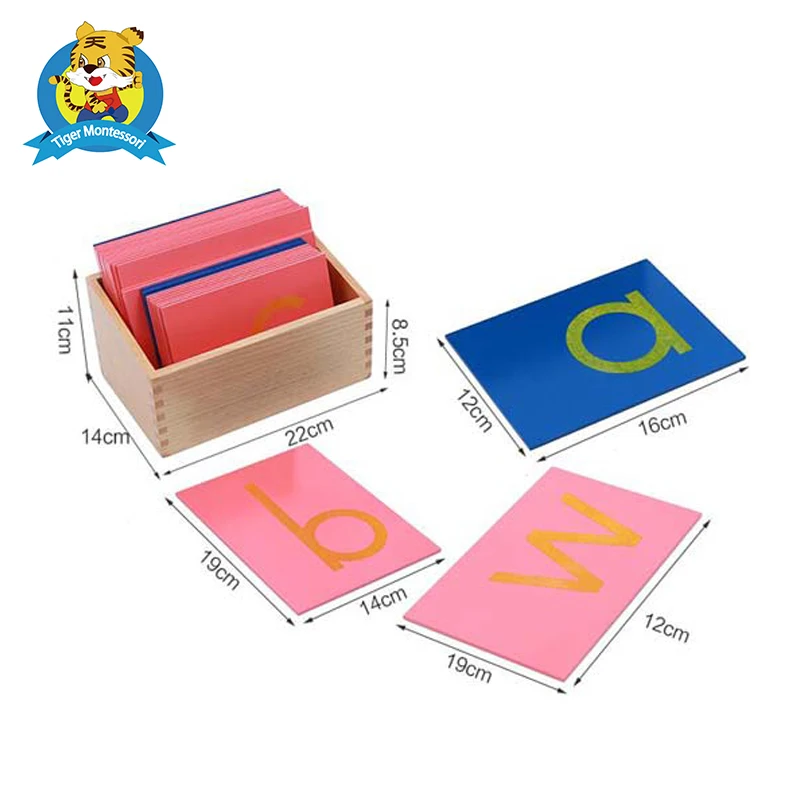 

montessori Lower Case Sandpaper Letters toy