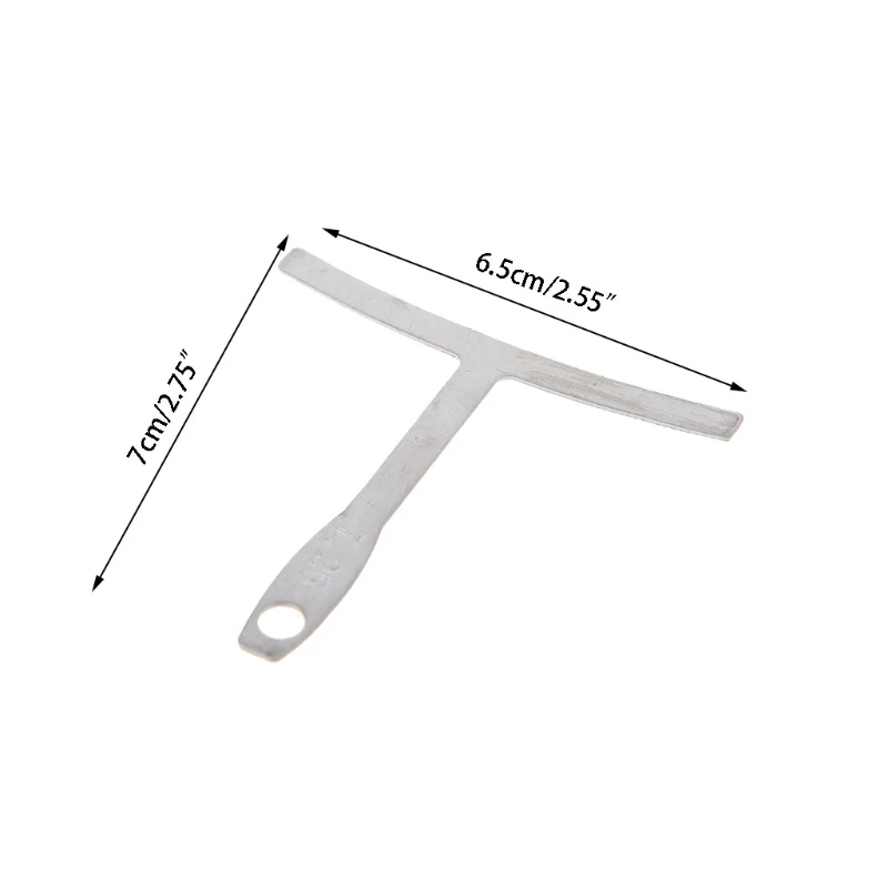 Измеритель радиуса подструнных струн металлический 9 шт./компл. для гитары и