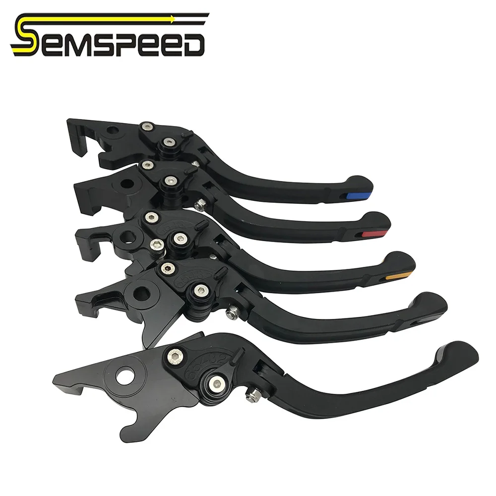 SEMSPEED Мотоцикл с ЧПУ Новые складные только сцепные рычаги для Yamaha YZF R1 2004-2006 2007 2008 R6