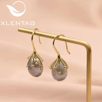xlentag aesthetics natural baroque pearls earrings for birthday girls womens boho drop earring jewelry orecchini donna ge0335d