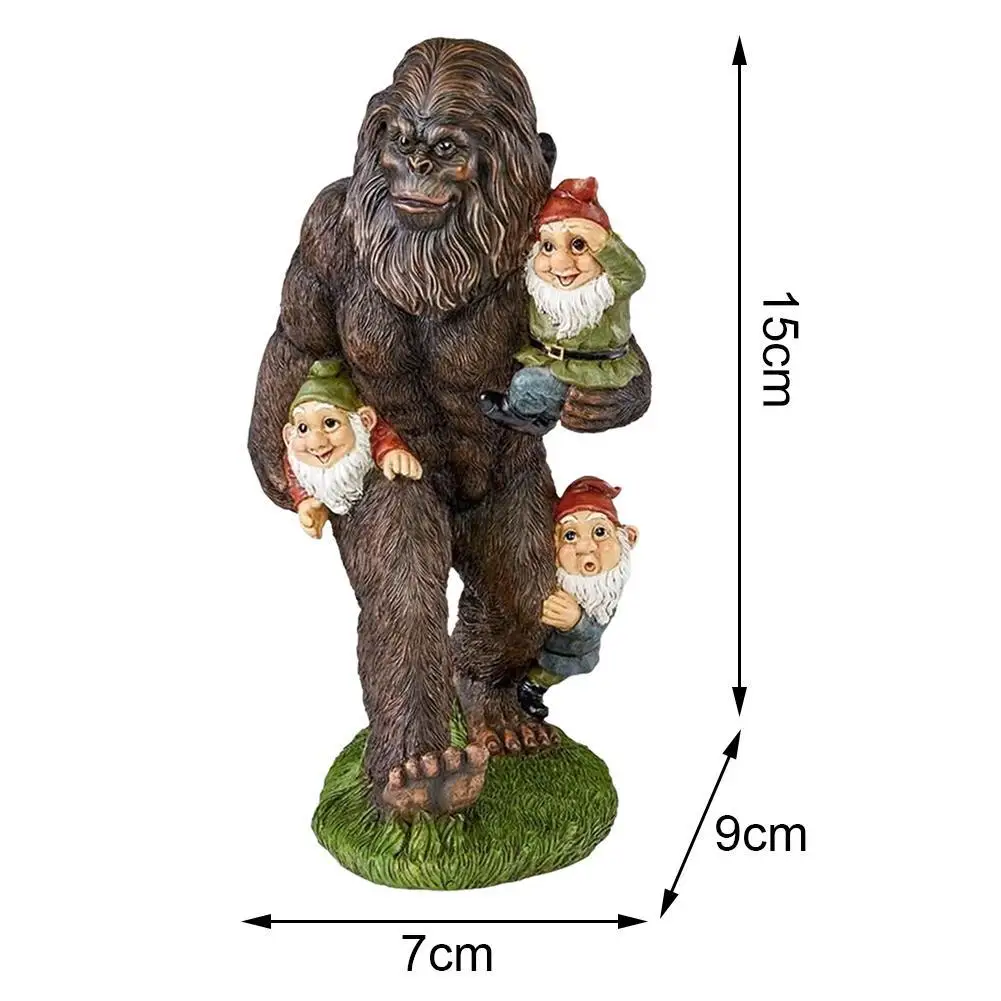 

Orangutan Embracing Dwarf Ornaments Tree Statue Orangutan Statue Sculpture Tool Yard For Garden Hugger Tree Gifts Decor Art I5F2