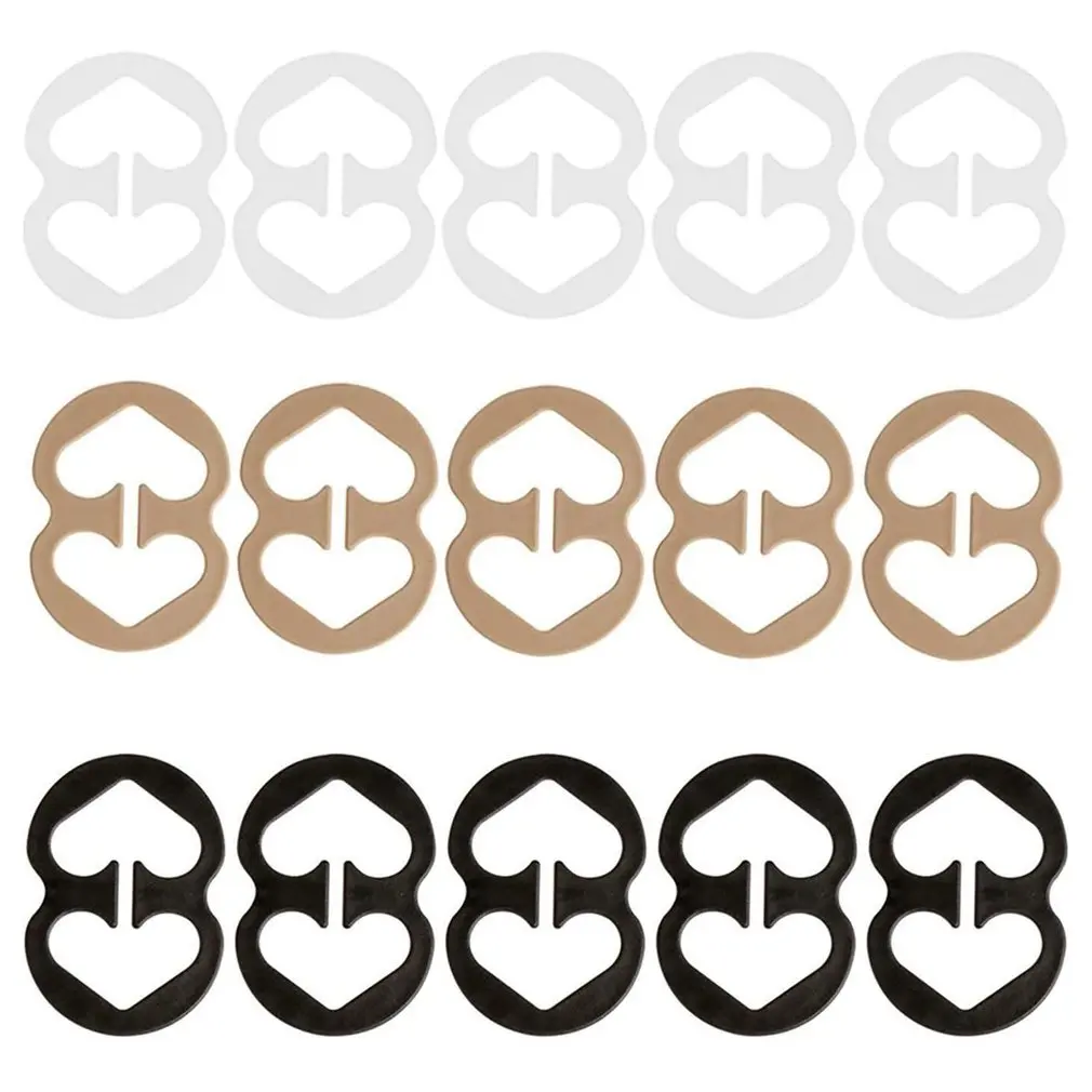 

Women Fashion Bra Buckle Clips Back Shoulder Straps Holder Hidden Underwear Intimates Accessories 15 pcs