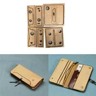 Японское стальное лезвие, штампованный стальной перфоратор, бумажник, режущая форма, деревянные штампы для резака кожи для кожевенных изделий 200x100 мм