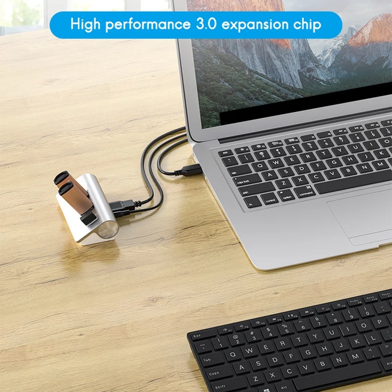 USB 3.0 док-станция с 3 портами + гигабитным портом Ethernet 5 Гбит/с | Компьютеры и офис