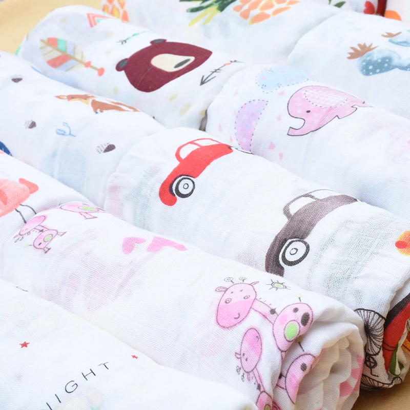 

Newborn 70%Bamboo Fiber 30%Cotton Baby Blankets Muslin Swaddle Gauze Wrap Infant Feeding Burp Cloth Towel Scarf Baby Stuff