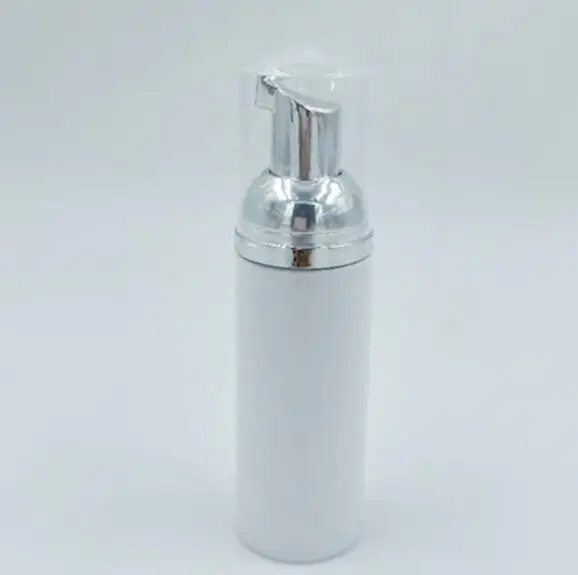 sliver white 30/50 мл пустые пенясь бутылка с помпой для мыла DIY жидкость с пузырьками гель мыло контейнер для путешествий с эффектом мини муссов бутылок 20 шт./лот - Цвет: sliver white