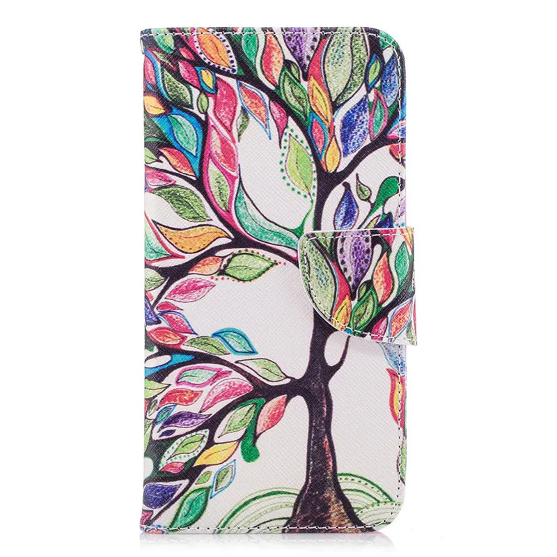 Life Tree Чехол для телефона с откидной крышкой чехол для LG G7 ThinQ G6 мини G5 Q6 K7 K8 K10 V20 V30 Stylo4 G3 сливовое дерево чехол-кошелек кожаный мешок D07Z - Цвет: Life Tree