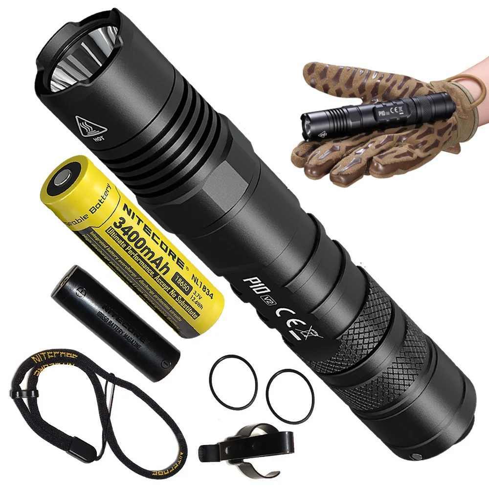 Preise Nitecore P10 V2 Mini LED Taschenlampe CREE XP-L2 V6 1100Lm High Power Tactical Taschenlampe 18650 Batterie Für Suche Jagd