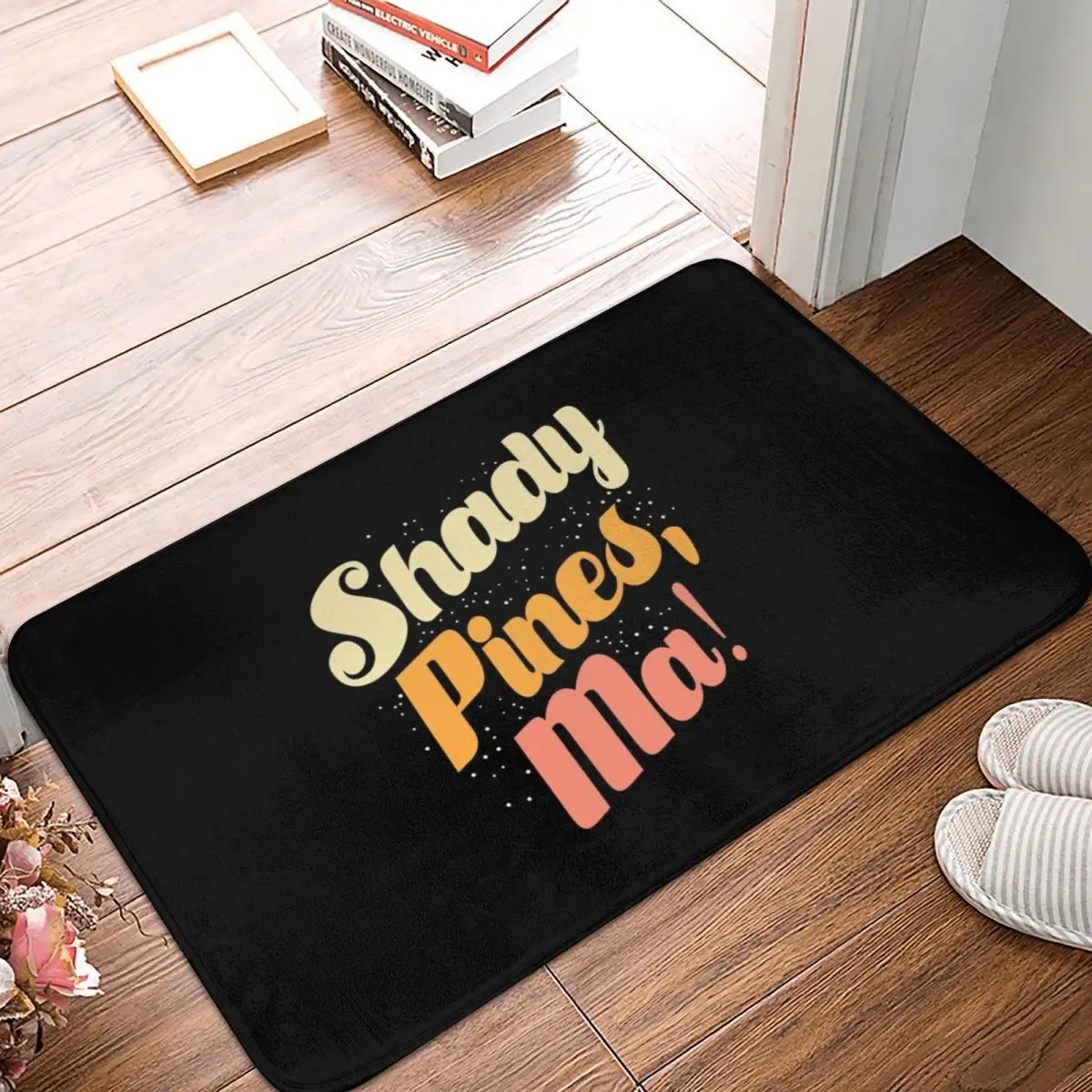

Shady Pines Ma Doormat Carpet Mat Rug Polyester PVC Non-Slip Floor Decor Bath Bathroom Kitchen Balcony 40x60