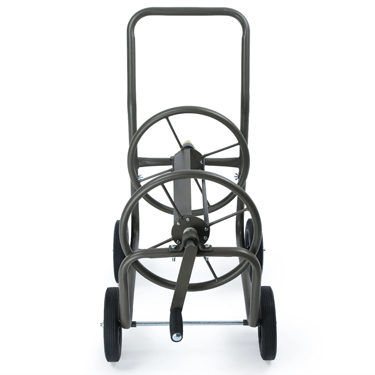 Садовая тележка для шланга четырехколесная портативная стойка водяного полива