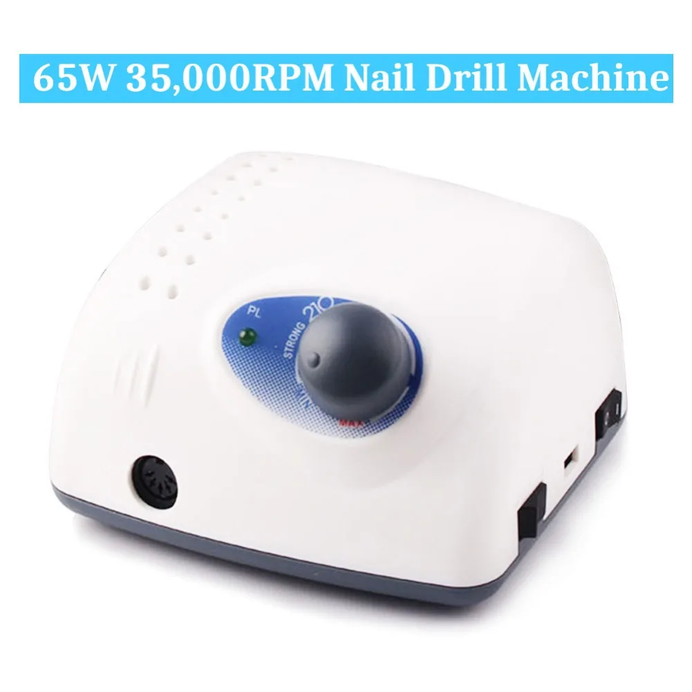 Электрическая машинка для маникюра и педикюра 65 Вт 35000 об/мин Высококачественная