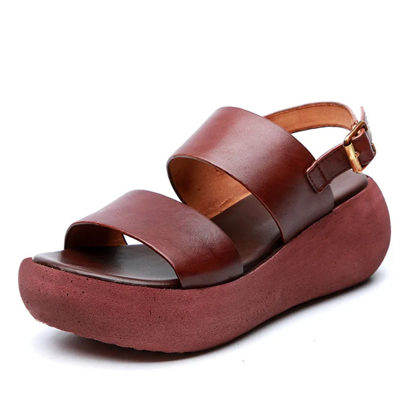 Сандалии DRKANOL женские летние из натуральной кожи босоножки-гладиаторы на