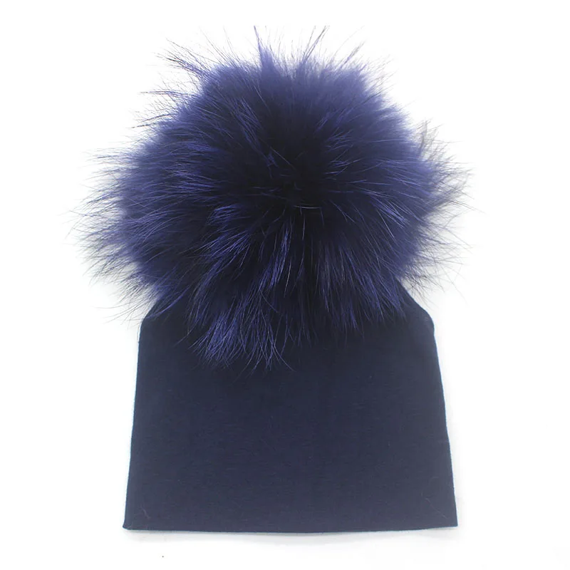 navy blue Весенне-осенняя хлопковая детская шапочка, Панама для мальчиков и девочек, детская шапочка для новорожденных до 2 лет, хлопковая вязаная новая детская шапка, детская шапка - Цвет: navy blue