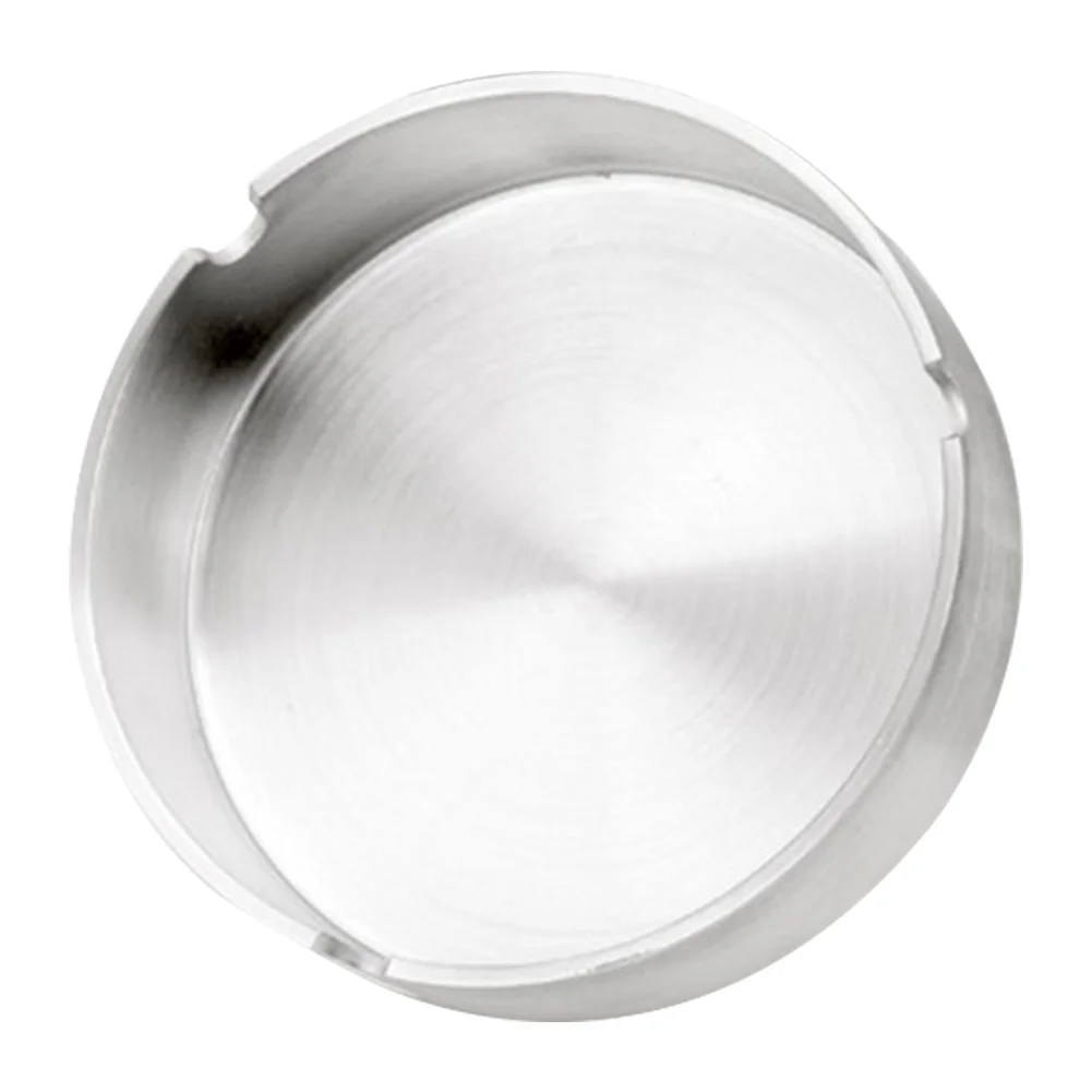 Практичная круглая прочная пепельница из нержавеющей стали для домашнего