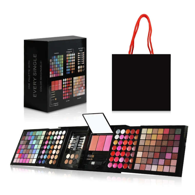 New Brand Gift Case Makeup Kit,Fashion Cosmetics Set,Beauty Gifts,Grooming Powder Concealer,Magic Eyebrow, Charming Eyeshadow