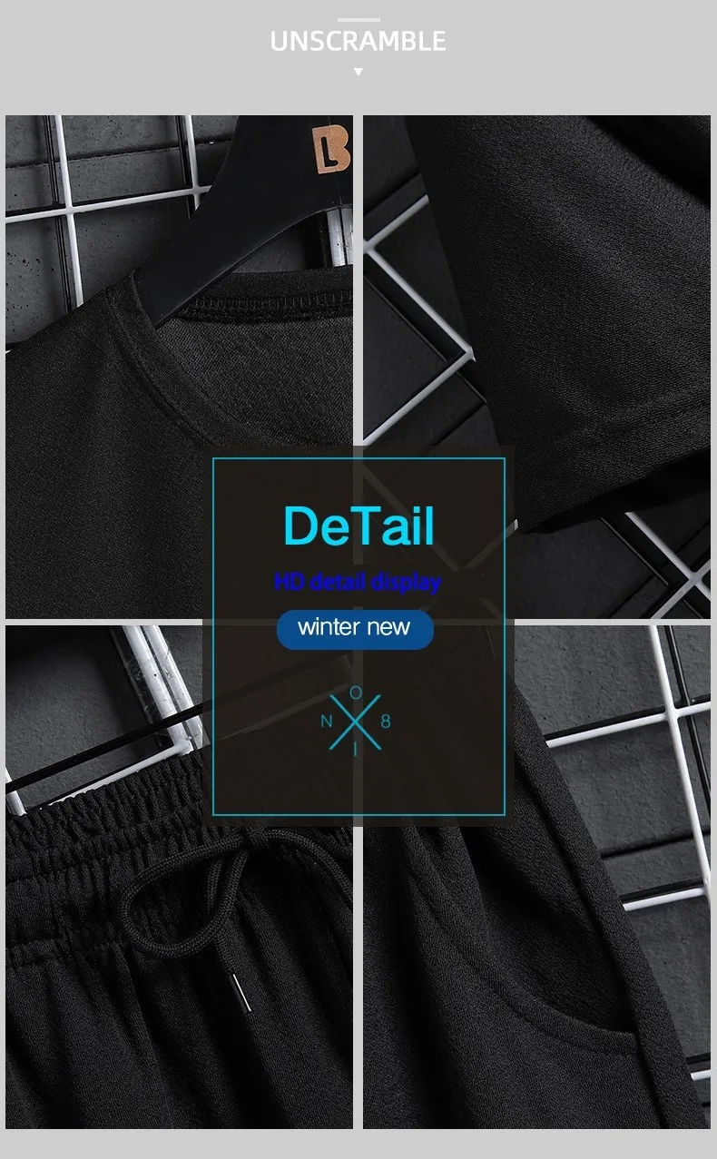 

Fashionable Chinese Letters Print Summer Hot Sale Men's Casual Sports Suit Goods Quality Clothing Unisex Short Sleeve + Shorts