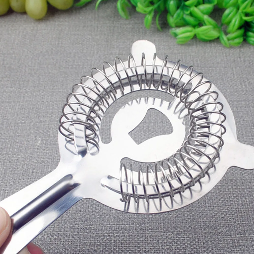 Барменный барный коктейль шейкер из нержавеющей стали винный фильтр для льда