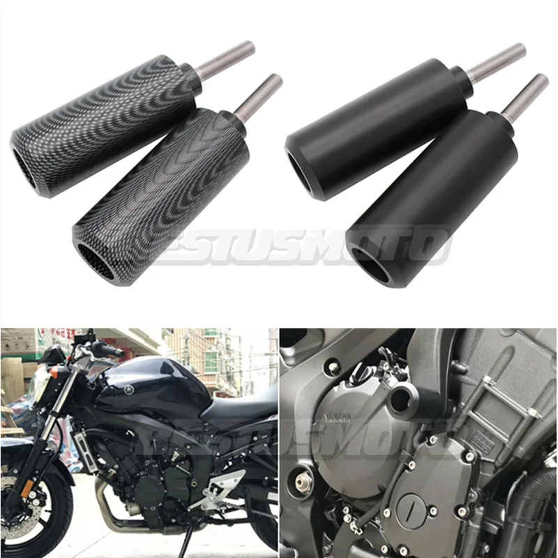 Черный карбоновый корпус без порезов для мотоцикла защита от падения Yamaha FZ6 FZ600 2004