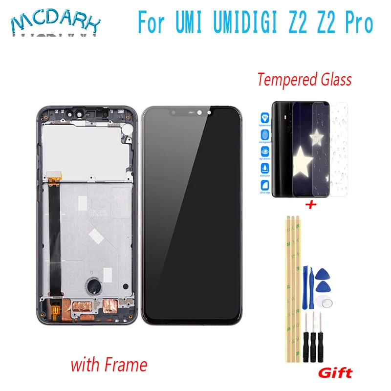 6 2 дюймов для UMI UMIDIGI Z2 Pro ЖК-дисплей Дисплей + кодирующий преобразователь