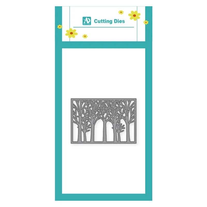 

metal cutting dies cut die mold Christmas Deer Tree Frame Decoration Scrapbook paper craft knife mould blade punch stencils dies