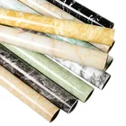 Водонепроницаемый самоклеящиеся настенные Бумага для Настенный декор ванной комнаты виниловые Мрамор свяжитесь Бумага для Кухня столешницы кожуру и палкой