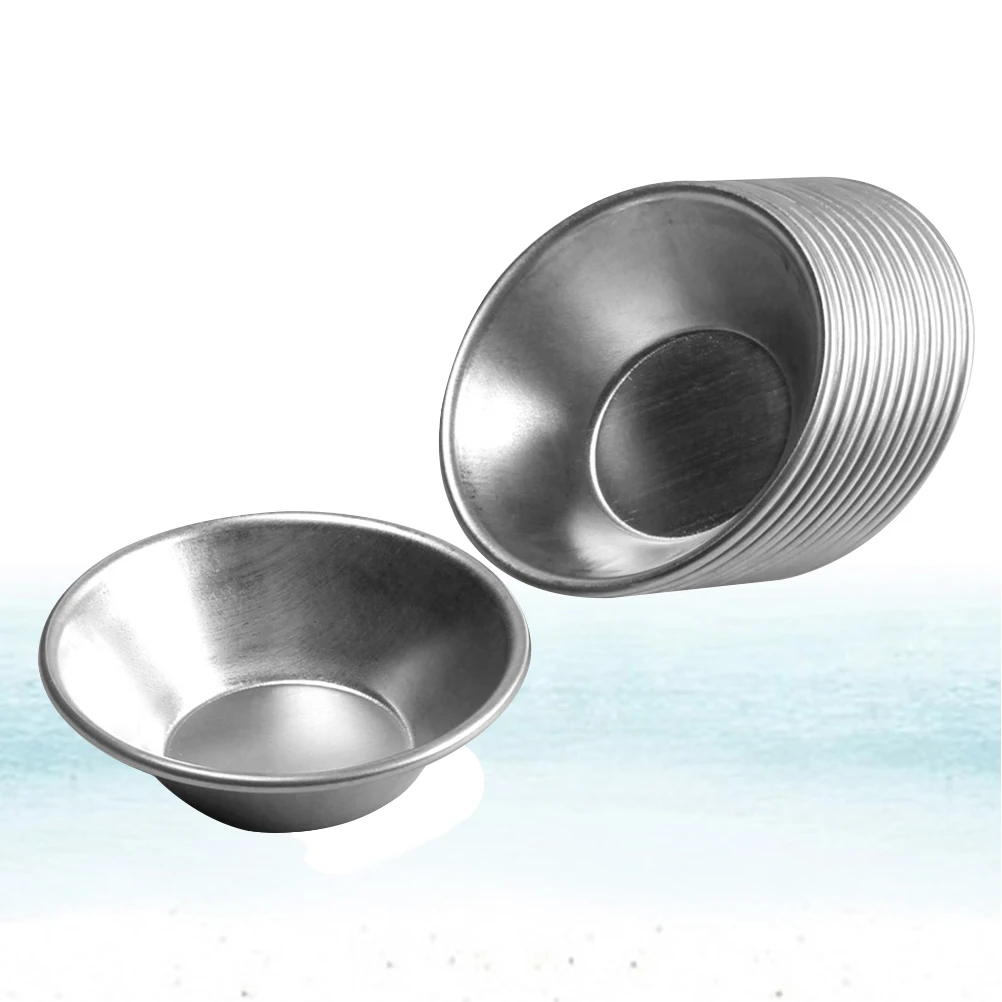 

Aluminum Alloy Egg Tart Molds Round Shape Cupcake Mini Pie Baking Molds Reusable Muffin Baking Cups Cake Cookie Bakeware