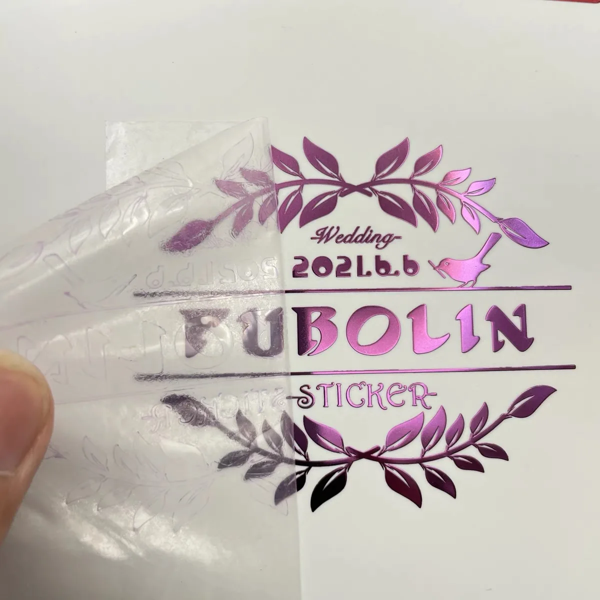 

Custom Sticker Metal Sticker Silver & Gold Gift Package Wedding Decoration Tags