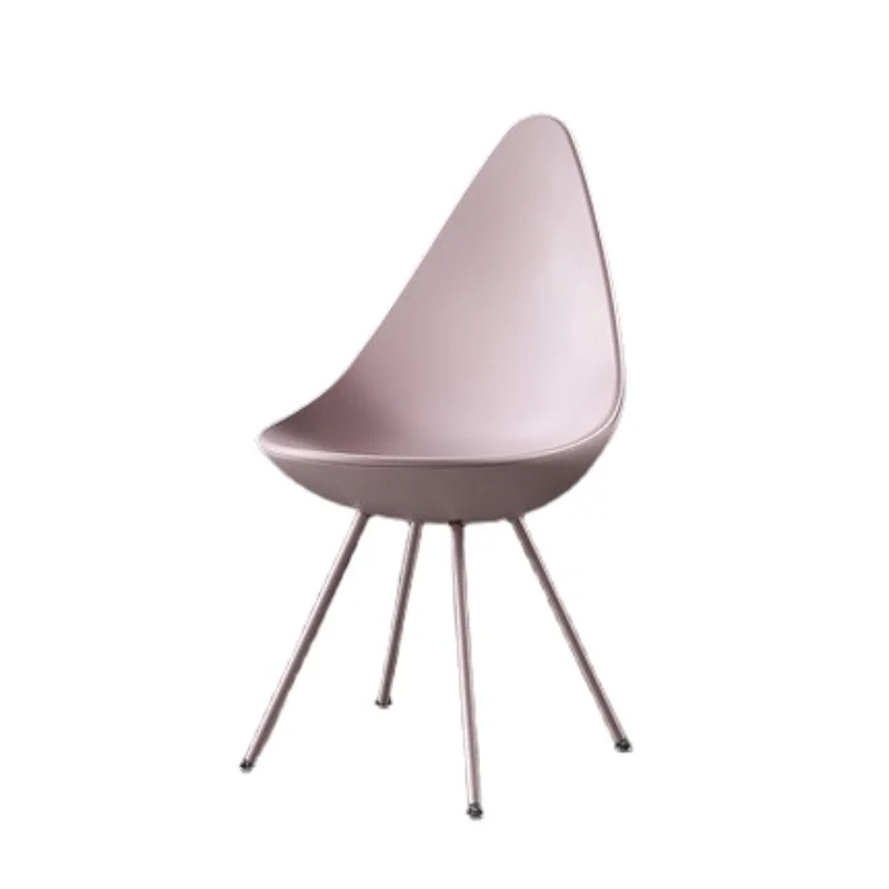 

Dining chair water drop modeling chair Nordic creative dining chair back home chair simple makeup chair computer chair modern