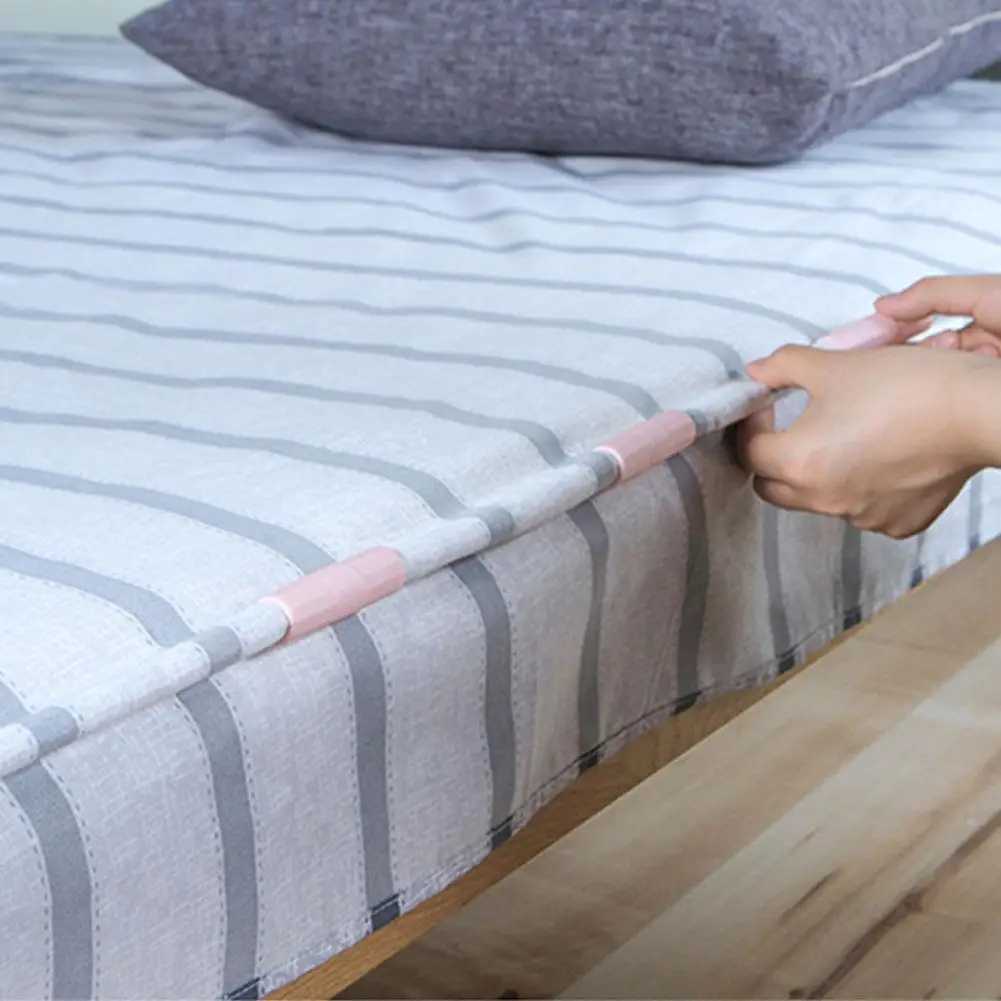 

10 шт. зажим для листов матрас захваты Крепеж бельевые прищепки держатель покрывала на нескользящей подошве фиксирующий Зажим Держателя