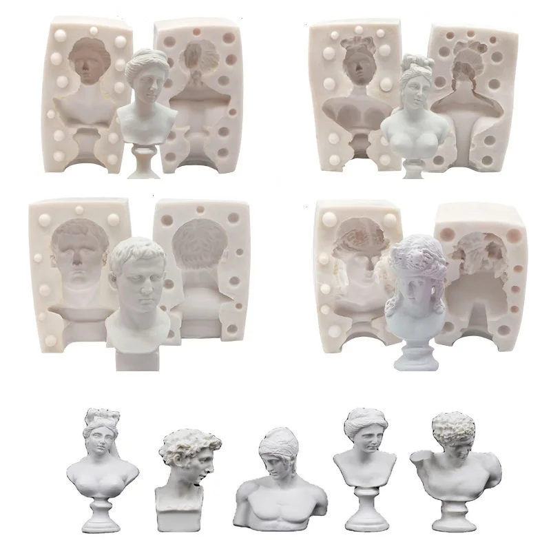 3D силиконовые формы для искусства свечи изготовления мыла DIY ручной работы