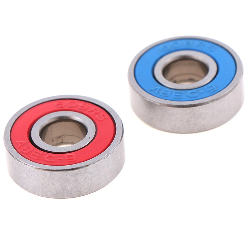 

5x ABEC-9 608 2RS Inline Roller Skate Wheel Bearing Anti-rust Skateboard Wheel Bearing Red Sealed 8x22x7mm shaft