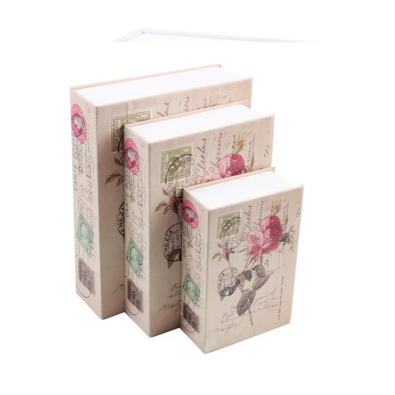 

Storage Box Organizer Fake Book Mini Safe Box Bank Money Cash Jewellery Hidden Secret Security Book Box Home Decoration
