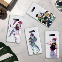 hisoka anime hunter x hunter phone case transparent for samsung galaxy a71 a21s s8 s9 s10 plus note 20 ultra
