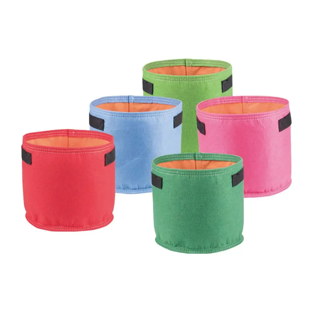

Fabric Felt Planting Bag Beauty Plant Grow Tree Planting Bag Flower Pot Garden Vegetable Flower Seedling Bag Garden Supplies
