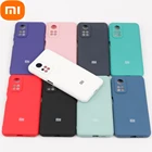 Оригинальный защитный чехол для телефона Xiaomi Mi 10T Pro, шелковистый, мягкий на ощупь, жидкий силикон, чехол для Xiaomi 10T с логотипом