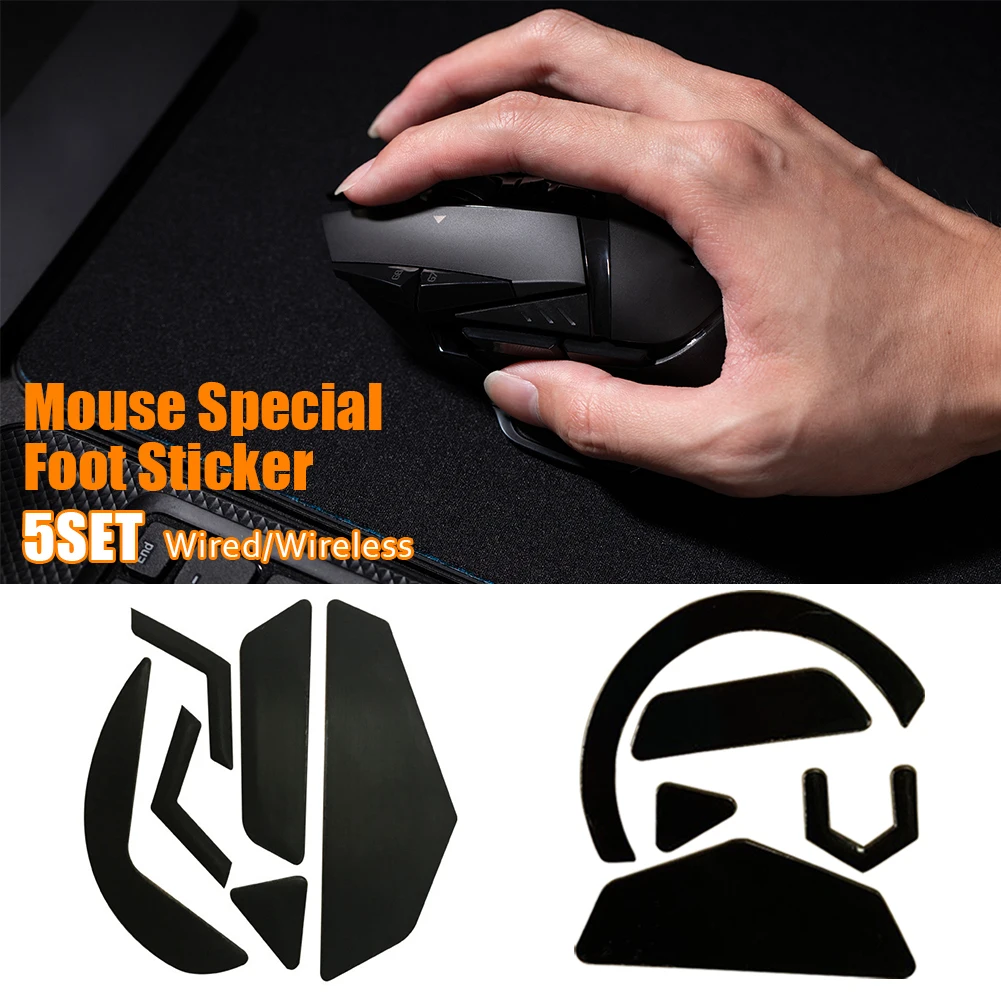 5 Set Practical Professional Gaming Wear Resistant Replacement Skates Glide Sticker Mouse Feet Mini Durable For Logitech G502 | Компьютеры