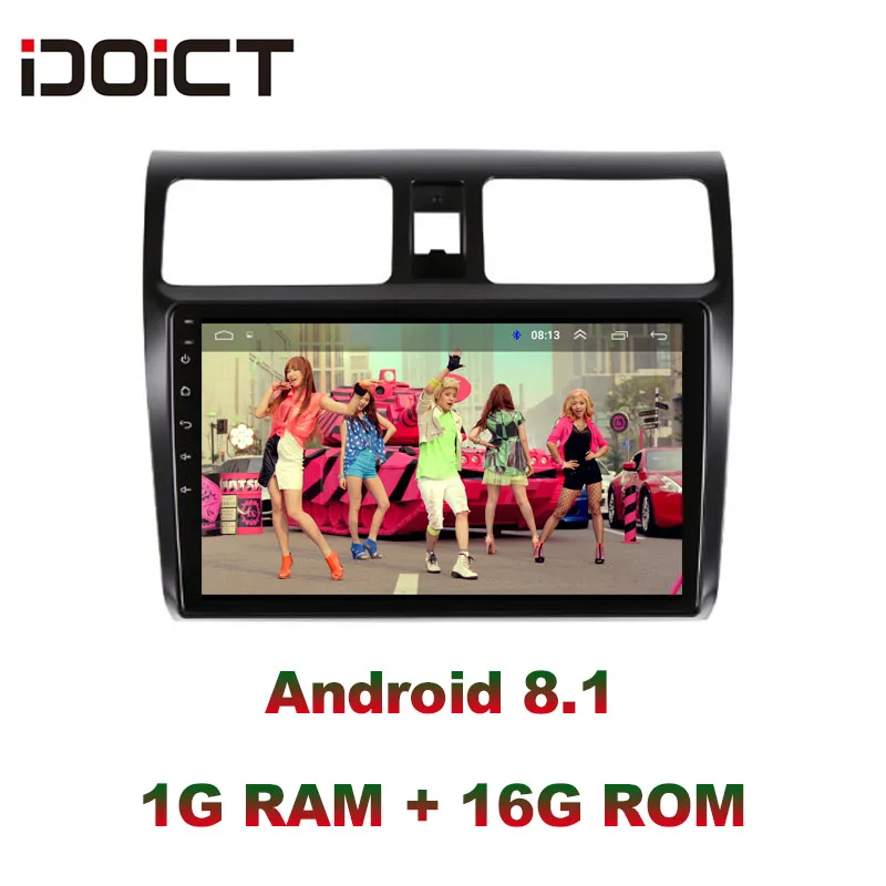 Автомобильный DVD плеер IDOICT на Android 8 1 с GPS навигацией мультимедийный проигрыватель