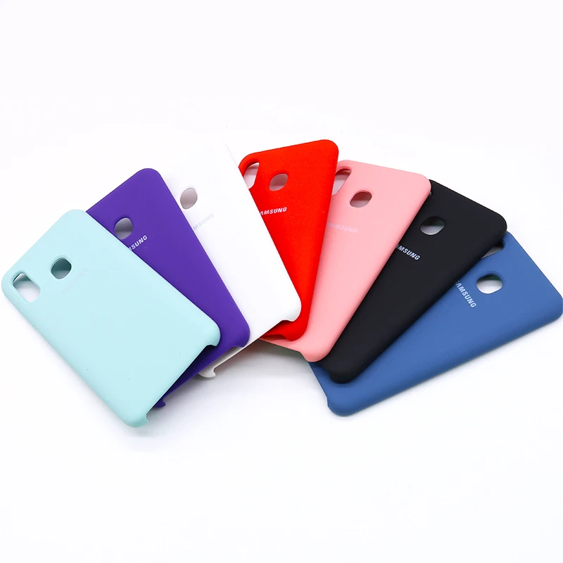 Оригинальный жидкий силиконовый чехол для Samsung Galaxy A30 A20 мягкий шелковистый