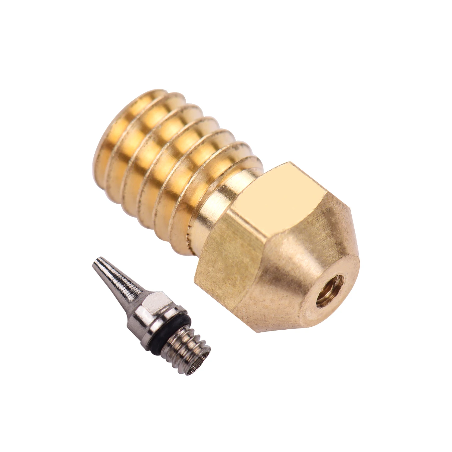 Детали для 3D принтера M6 Резьбовая латунная насадка адаптер наконечник 0 2 мм/0 3 4 5