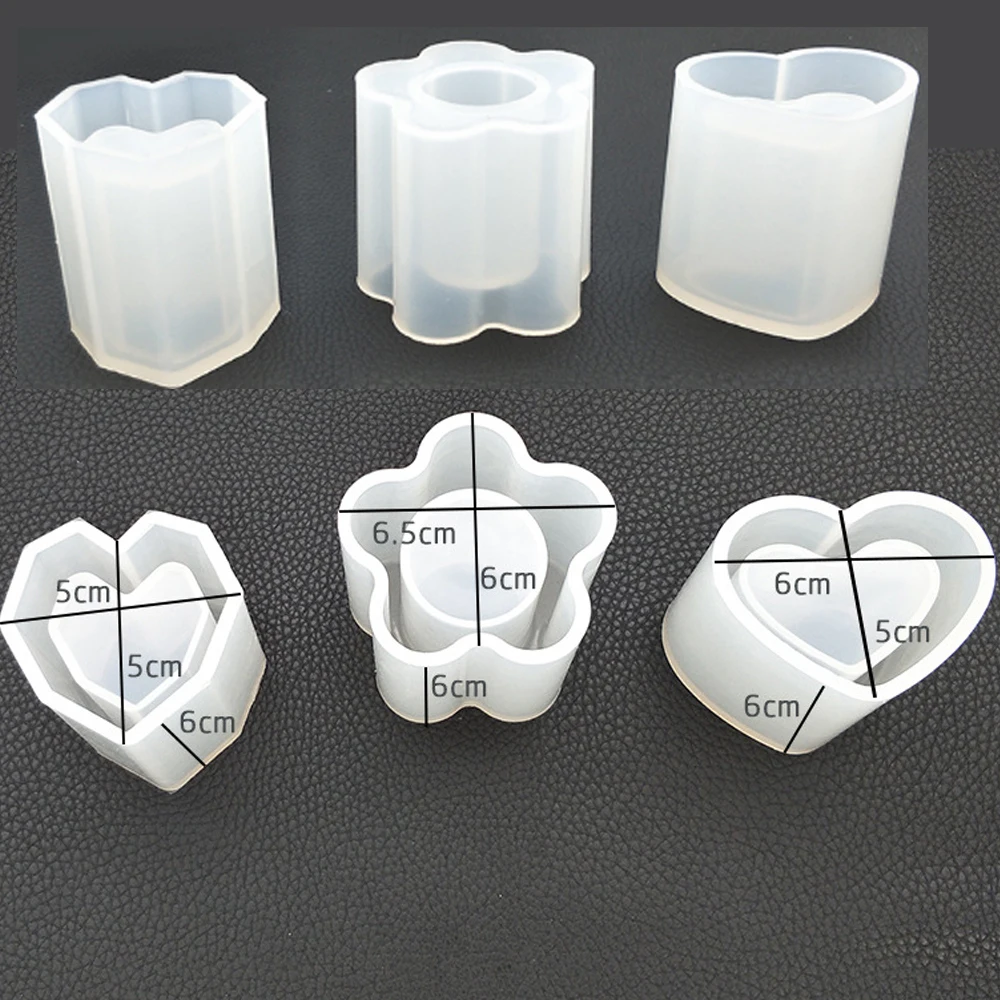 Силиконовая форма мини-цветочный горшок квадратная круглая любви цементные