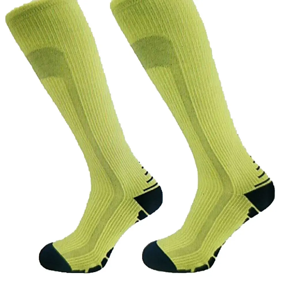 

Men Women Running Socks Sports Compression Socks Support Nylon Unisex Outdoor Racing soccer Long Pressure Stockings High