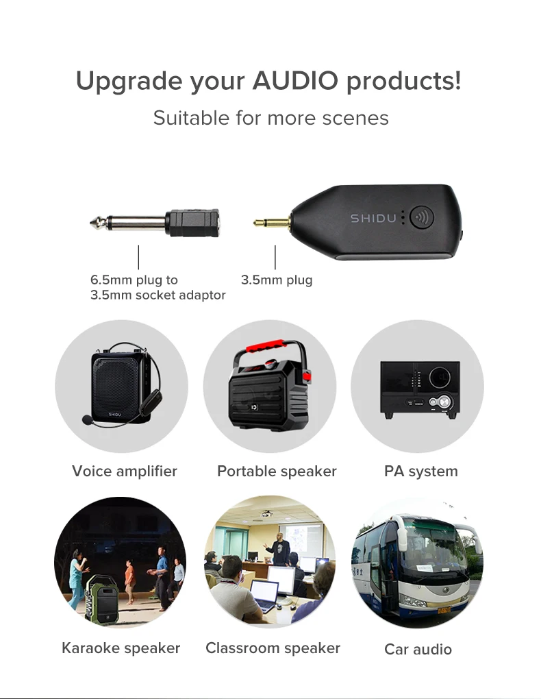 Высокое качество маленький размер портативный Перезаряжаемый UHF беспроводной