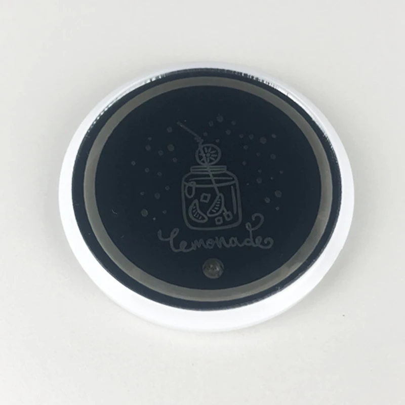 2 шт. автомобильные светодиодсветильник подставки для чашек под бутылки милые