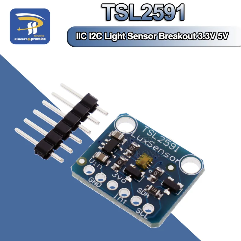 TSL2591 IIC I2C светильник модуль потока датчика высокая динамическая дальность