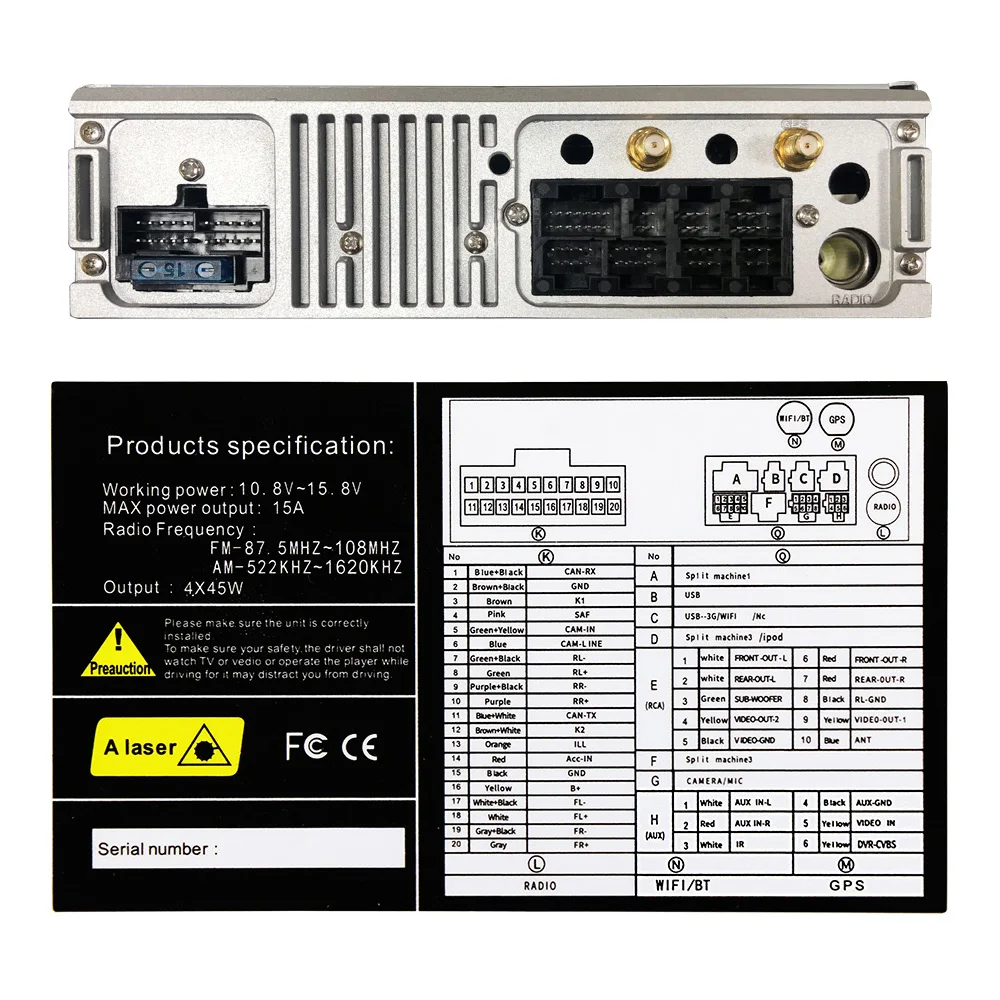 

Android 10 Car Stereo CD DVD Player in Dash Car Radio Multimedia Player Navigation System GPS for Jeep Wrangler Dodge Chrysler