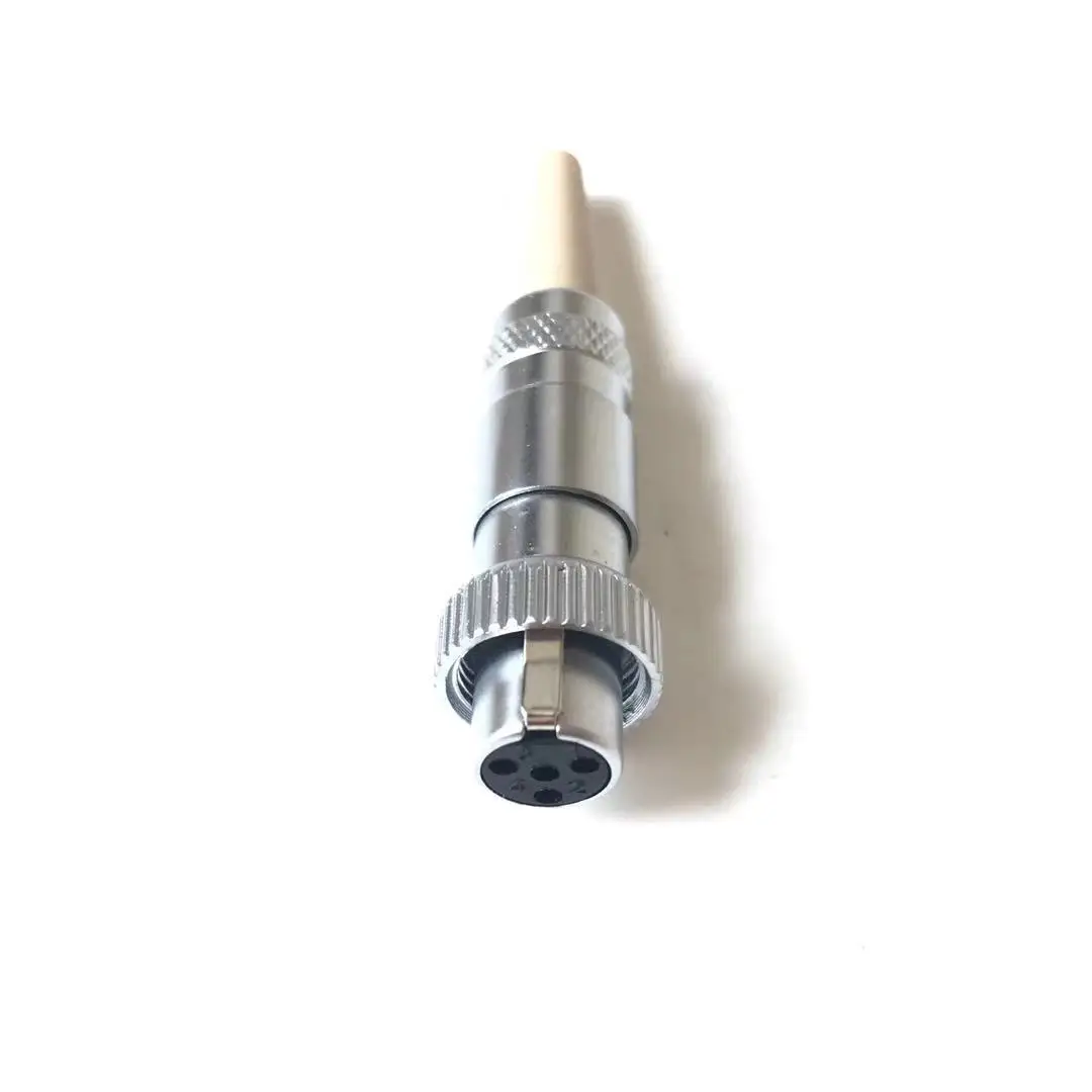 2 шт. XLR 4 контактный штекер микрофон аудио разъем для Mipro|Аксессуары микрофонов| |