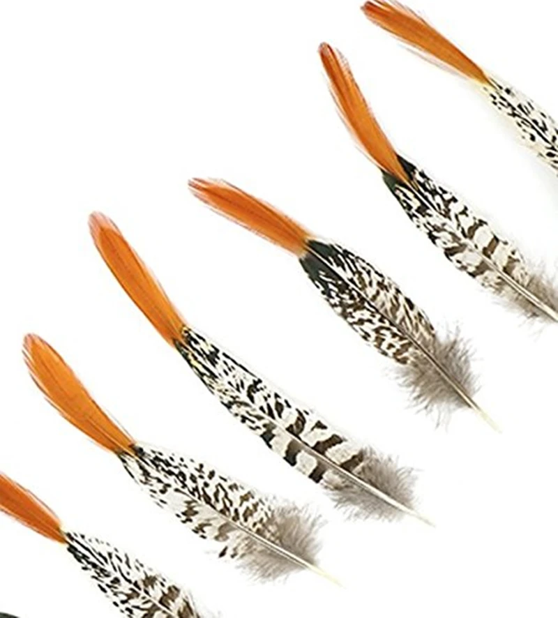 Натуральные дамские перышки Amherst Pheasant для рукоделия 5-30 см 2-12 дюймов аксессуары