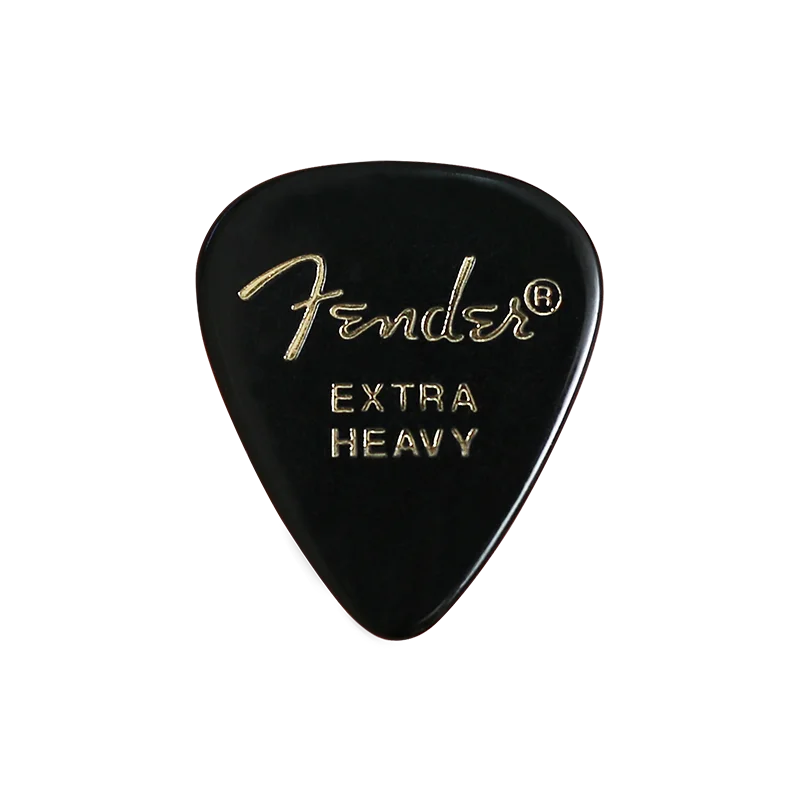 Fender 1 шт. классический медиатор целлюлоидная гитара pick s конфетти акустическая электрическая гладкая гитарная медиатор аксессуары гитарные части - Цвет: D Extra Heavy 1.2mm